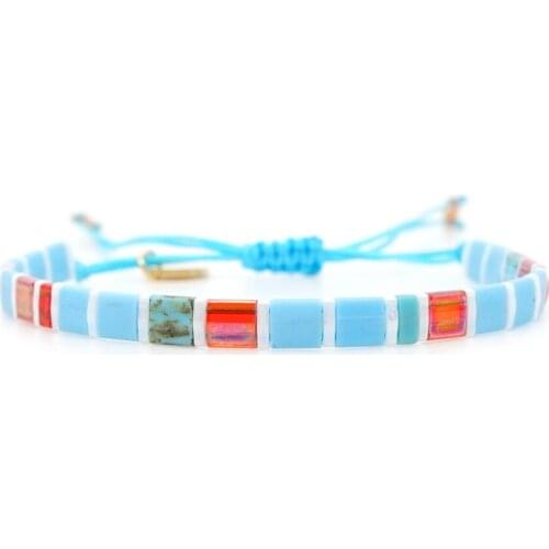 New Style TILA Bead Woven European and American Personality Bracelet Fashionable Ladies Jewelry Gift Girlfriend Wholesale Bulk