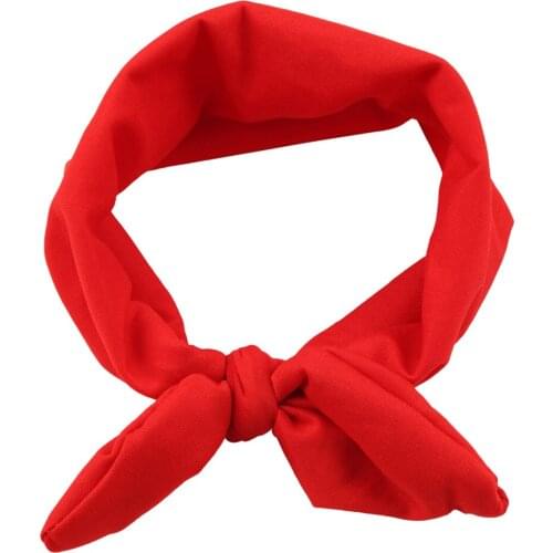 Hair Hoops Headbands Little 's Stretch Turban Knot Hair Band With Bows