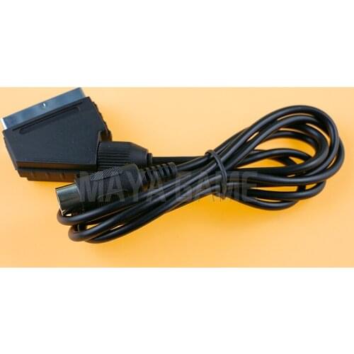 OCGAME high quality RGB Scart Cable AV Lead for Sega for Genesis 1 V-Pin Plug PAL