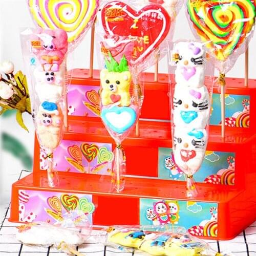 77 Holes Lollipop Holder Plastic Cake Pops Stand Display Lollipop Stand Holder Trapezoidal String Sugar Shelf