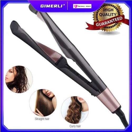 Hair Curler & Straightener 2 in 1, Spiral Wave Curling Iron, Professional Hair Straighteners, Fashion Styling Tools 2020 New