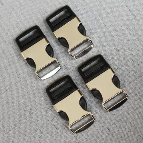 20 Pcs 20 mm Heavy Metal Release Buckle For Paracord Pet Dog Collar Sewing Diy Accessories Straps Belt Loop Breakaway Hardwar