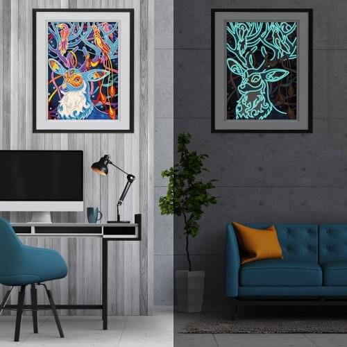 Christmas Gift diy Diamond Painting Deer Animal Painting Chirstmas Paint by number Diamond picture for House decor