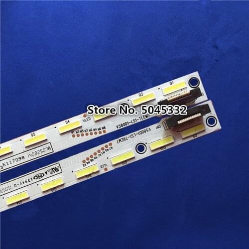 20pcs/lot 64LED 721mm LED backlight strip For Philco PH58E51DSGW PH58E51 V580H1-LE6-TREM2 V580HJ1-LE6