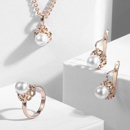 Женские ожерелья из жемчуга Trendsmax China At AliExpress