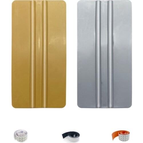 Universal Plastic Auto Bubble Scraper Window Film Tinting Cleaning Tool Deicer J60F