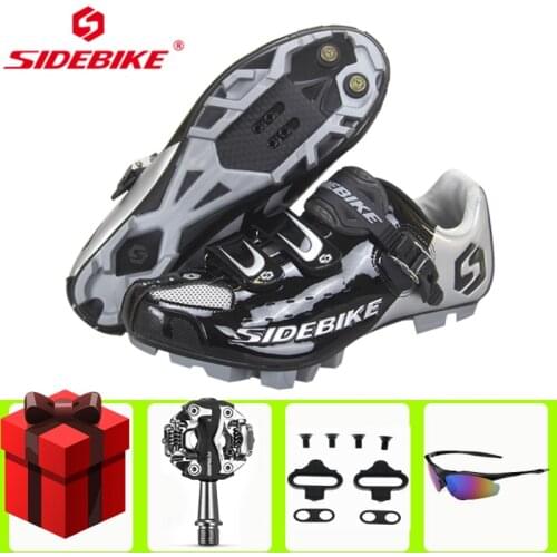 SIDEBIKE Cycling Shoes Sapatilha Ciclismo Mtb Men Sneakers Women Bicycle Racing Mountain Bike Self-locking Breathable Shoes