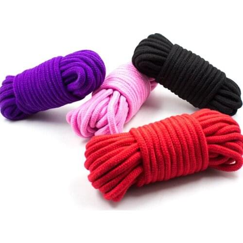 Exotic Accessories Sex Slave Bondage Rope Soft Cotton Knitted Rope BDSM Restraint Sex Toys for Couple Women Man Exotic Toys
