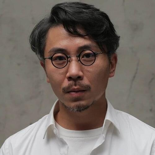 ELECCION 2021 Vintage Polygon Round Myopia Glasses Prescription Eyeglasses Frame Optical Eyewear Acetate Rim PureTitanium Temple