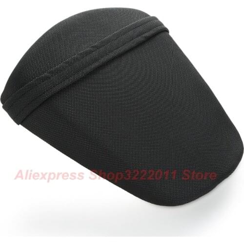 Motorcycle Rear Leather Pillion Passenger Seat Black Back Cusion Cover For Suzuki GSXR600 GSXR750 2011 2012 2013 2014