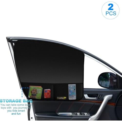 Car Window Sunshade Cover Curtain UV Protection Auto Side Windows Sun Visor Shield Mesh Sun Shade Protector Film