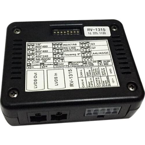 Car Rear View Camera Interface Adapter for 2012-2015 Audi Q3 active parking guidelines