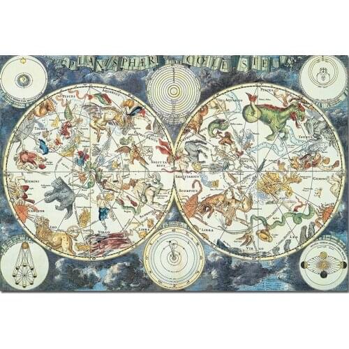 Full Square Round Diamond Embroidery Ancient Animal World Map Diamond Painting Mosaic Picture Rhinestones 5D Cross Stitch