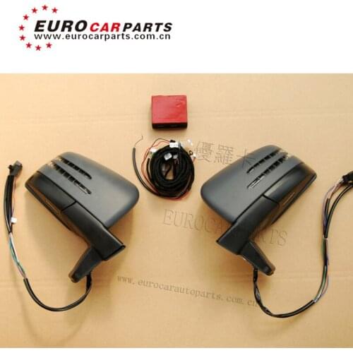 W463 side mirror carbon fiber material side mirror cover with LED back mirror 1990-2018y gclass w463 g500 g550 g350d