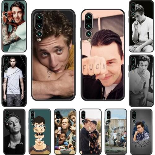 Lip Gallagher Shameless Phone case For Huawei P 8 10 20 30 Smart Plus 2019 Z Lite Pro 2017 2019 black 3D bumper fashion cover