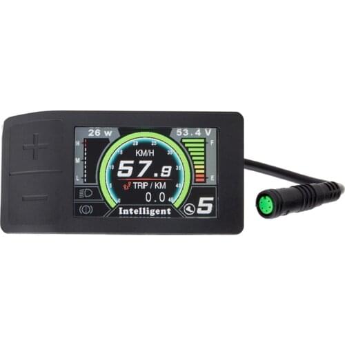 E-bike TFT LCD 500C Display Speed Indicator Computer For Bafang 8FUN Mid Crank Motor 36V 48V 52V 60V 750W Electric Bicycle Parts