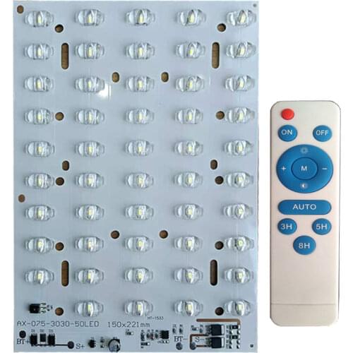 LED solar street light source plate transformation lamp plate bean mirror integration 6V solar panel 3.2V battery