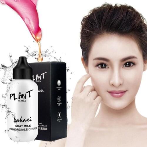 Goat Milk Face Foundation Cream Base Long Wear Moisturizer Oil Control Concealer Liquid Foundation Cream Makeup Cosmetics TSLM2