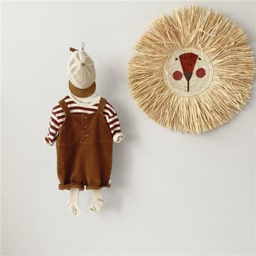 MILANCEL 2020 baby clothes set striped sweatshirts and corduroy 2 pcs baby boys suit toddler girls clothing