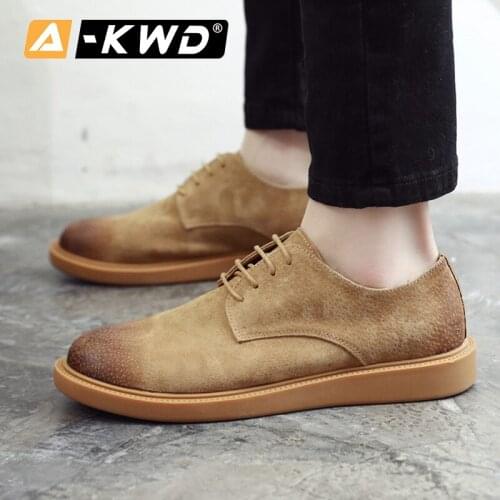 Fashion Brown Trainers Mens Shoe Mens Shoes Genuine Leather Mocassin Homme Men Sneakers Men Luxury Shoes Simple Low Top Booties
