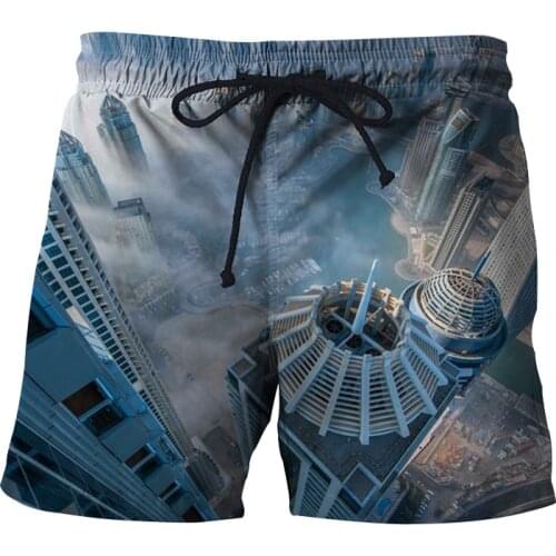 2021 Summer Mens 3D Printed Beach Shorts Running Sports Workout Shorts for Men Quick Dry Training Gym Athletic Mens Shorts