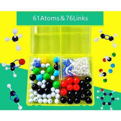 Chemical Molecular Model Kit 61 Atom Structure Set Organic Inorganic Chemistry Molecules Educational Toys Gifts