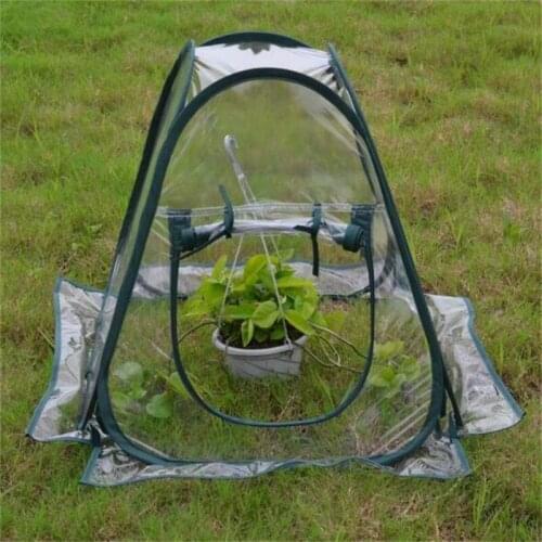 Wholesale Foldable Growing Tent portable garden greenhouse Flowers Insulation Shed Rainproof temperature holding cover