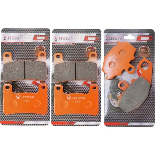 Motorcycle Front Rear Brake Pads For Kawasaki ZX10R 2008 2009 2010 Z1000 2013 2014 2015 Carbon Fiber