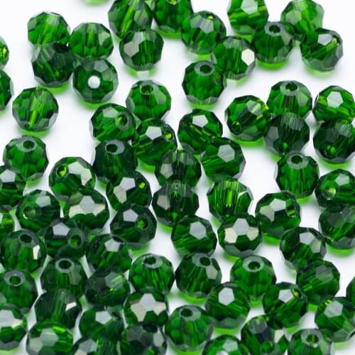 4 6 8 mm Transparent Rondelle Glass Beads Austria Faceted Crystal for Jewellry Making Necklace Accessories Wholesale Beads Z101