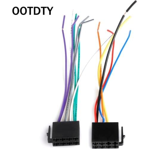 Universal Female ISO Wiring Harness Car Radio Adaptor Connector Wire Plug Kit