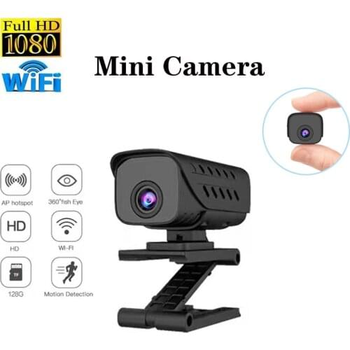 Hd 1080p Camera Wireless Rechargeable Battery Mobile Folding Micro Detection Night Vision at Home