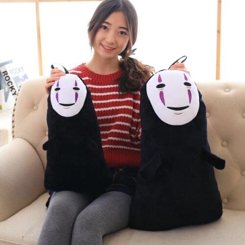 1pc40/60cm Faceless Man Pillow No Face Ghost Monster Plush Toy Soft Stuffed Cushion Doll Creative Child Funny Kawaii Gifts