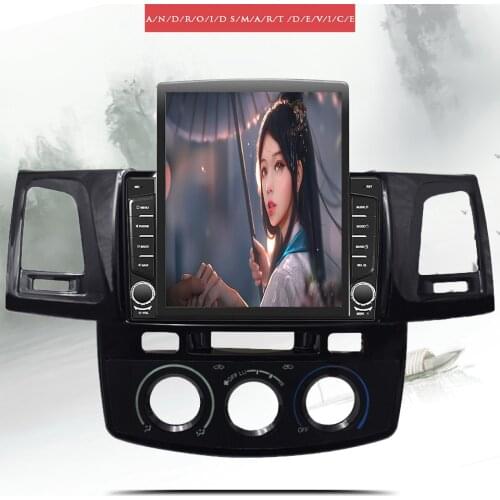 128G 6G Android 10 Auto radio video audio dvd Player Head Unit HU cassette Tape Recorder for Toyota hilux / fortuner 2008-2014