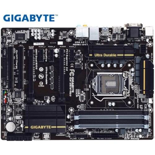 Used Desktop Motherboard original motherboard for Gigabyt Z87X-HD3 LGA 1150 DDR3 USB2.0 USB3.0 SATA3