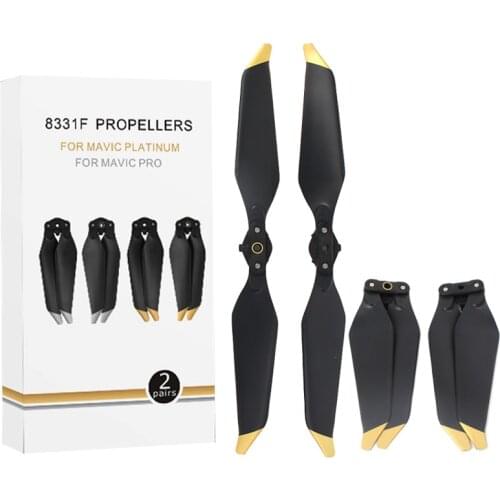 BRDRC 2 Pairs/Set Noise Reduction Propellers 8331F Quick-Release Folding Propeller For DJI Mavic PRO Platinum/Mavic Pro Drone