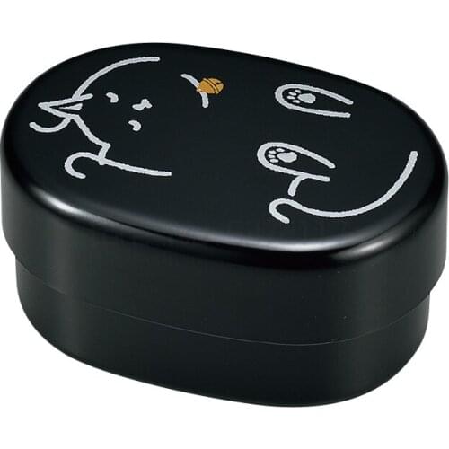 Household Japanese lunch box microwave oven office worker double layer lunch box cartoon adult student cute portable lunch box