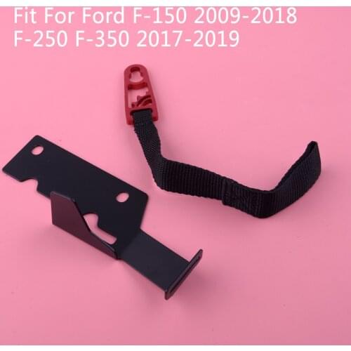 DWCX 2pcs Car Interior Rear Seat Release Pull Strap Belt Latch Accessories Kit Fit For Ford F-150 F-250 F-350