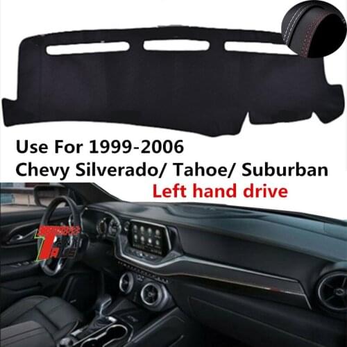 TAIJS Factory Classic Leather Car Dashboard Cover For Chevrolet 1999-2006 Chevy Silevrado/Tahoe/Suburban Left hand drive