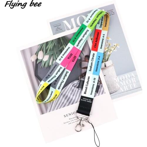 Flyingbee Medical Theme Lanyards Phone Rope Key Lanyard Neck Straps Accessories Gift For Nursing Clinicals And RN Student X1825