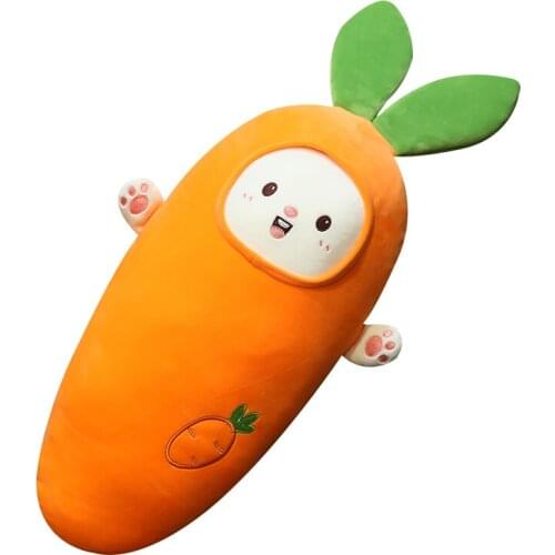 Cute Stuffed Toy Face Changing Carrot Plush Banana Plush Monkey Plush Pillow Girls Birthday Christmas Gift Cute Plush Home Decor