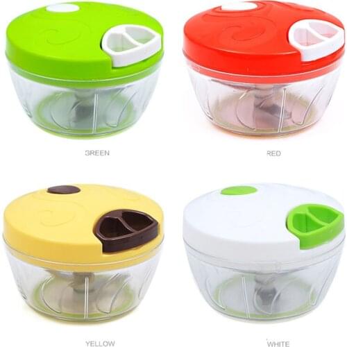 New High quality Chopper Garlic Cutter Vegetable Fruit Twist Shredder Manual Meat Grinder