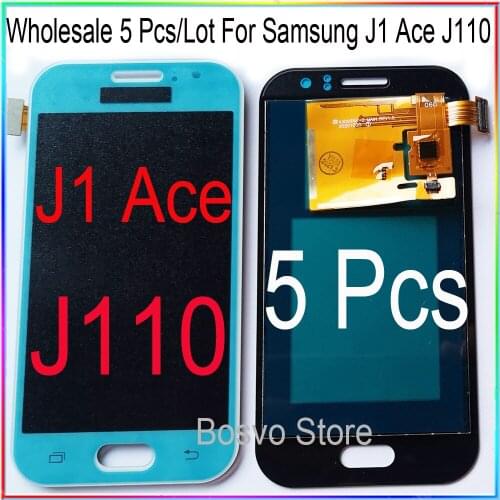 Wholesale 5 Pcs/lot For Samsung J1 Ace J110 lcd display screen with touch digitizer assembly