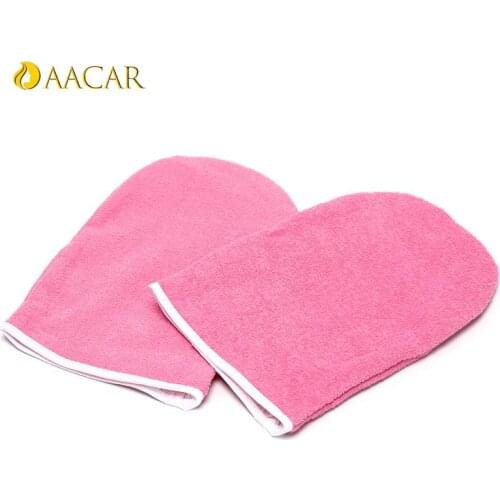 Hand Gloves Paraffin Wax Protection Hand Gloves for Warmer Wax Heater Mini SPA Cotton 1pair Professional Wax Protection