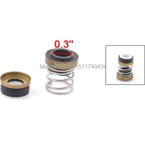 Rubber Bellows Single Spring 8mm Internal Dia Mechanical Shaft Seal 5pcs