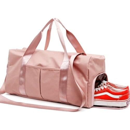 Oxford Pink Duffle Bag Waterproof Womens Travel Bags Weekend Fitness Women Sport Bags Female Luggage Bag For Women 33T