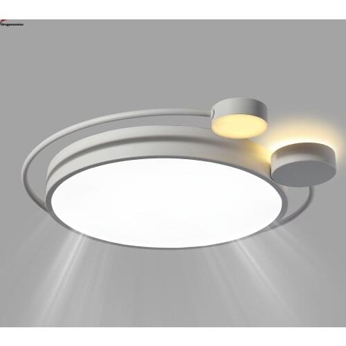 Modern LED ceiling chandelier for Hallway Balcony Corridor Bedroom Acrylic LED chandeliers Black Gray White indoor lighting