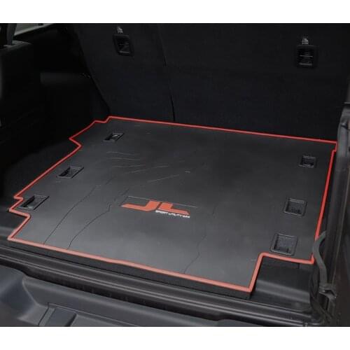 Special trunk mat for trunk mat carpet tail box mat decoration car Accessories For JEEP Wrangler JL 2018 2019