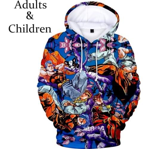 3D Hoodies JOJO Printed Men Women Sweatshirts New Kids Streetwear Hoodies JOJO 3D Hoodie boys girls Winter children pullovers