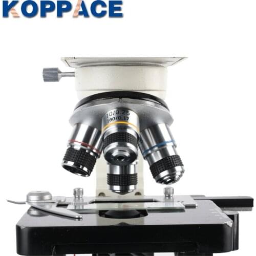 KOPPACE 40X-1600X Trinocular Compound Lab Microscope HD Interface Can Be Connected To a Monitor Or TV Biological Microscope