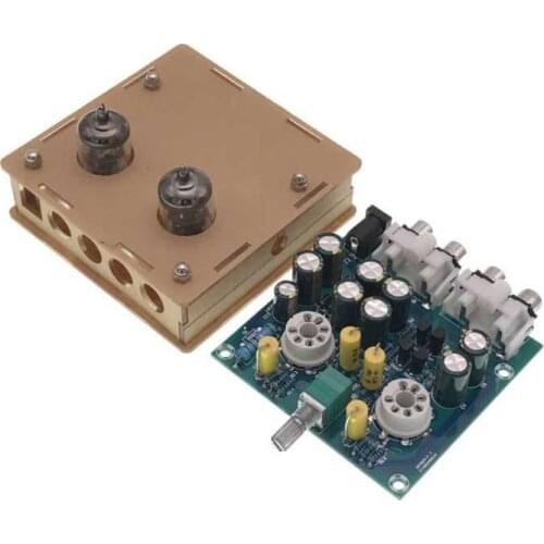 Tube Amplifiers Audio board Amplificador Pre-Amp Audio Mixer 6J1 Valve Preamp Bile Buffer Diy Kits Whosale & Dropship